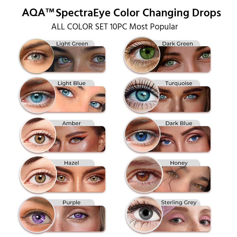 🔥2025 Hot Seller📣 Clear Vision Spectra Eye - Color Changing Eye Drops Pro, sparkle with unique eye color!