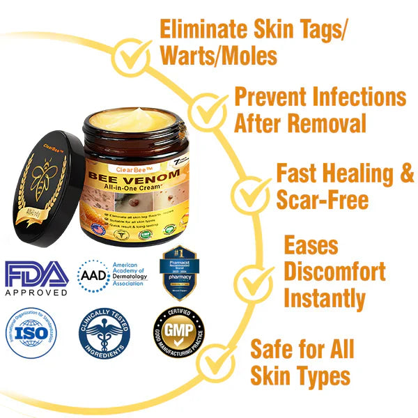 🔥FDA Approved: Bee Venom Skin Restoration Cream — 🔥Limited Time 80% OFF🔥