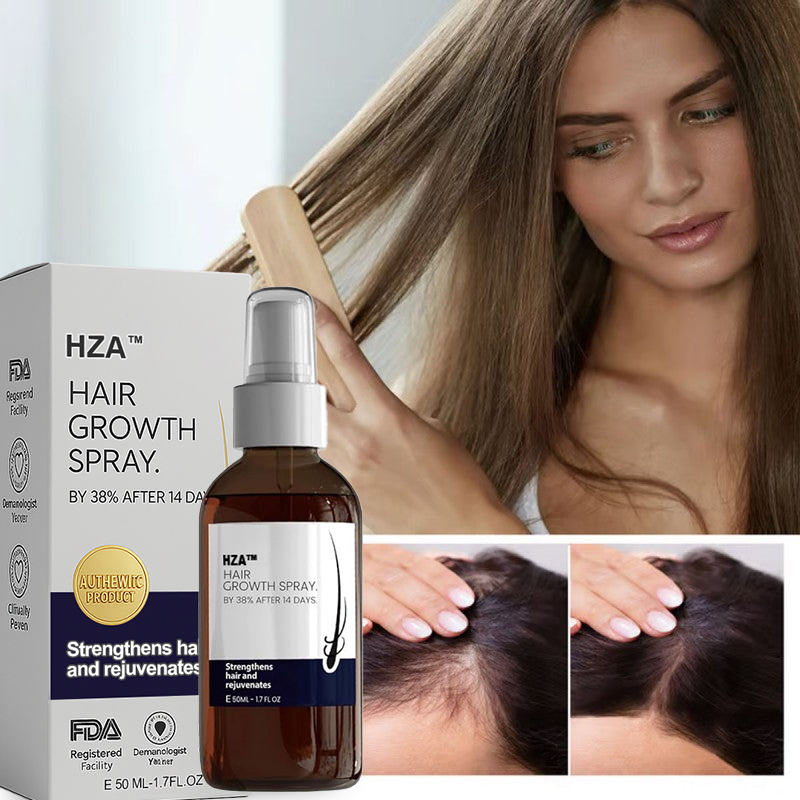 🌿Last day offer – 50% off🌿 HZA™ Hair Growth Spray, pure natural plant extracts without chemical additives