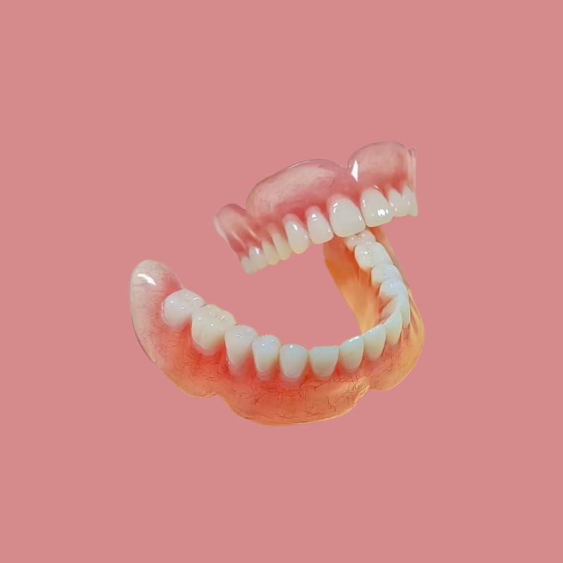 🦷Hermsa® Multi-Functional ThermoFlex Silicone Denture Set – For Eating, Smiling, and Daily Comfort😁