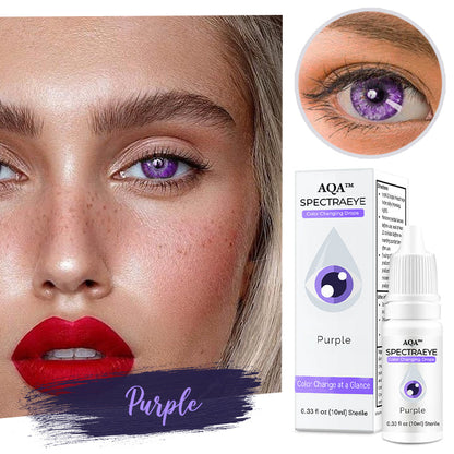 🔥2025 Hot Seller📣 Clear Vision Spectra Eye - Color Changing Eye Drops Pro, sparkle with unique eye color!