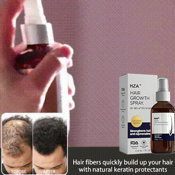 🌿Last day offer – 50% off🌿 HZA™ Hair Growth Spray, pure natural plant extracts without chemical additives