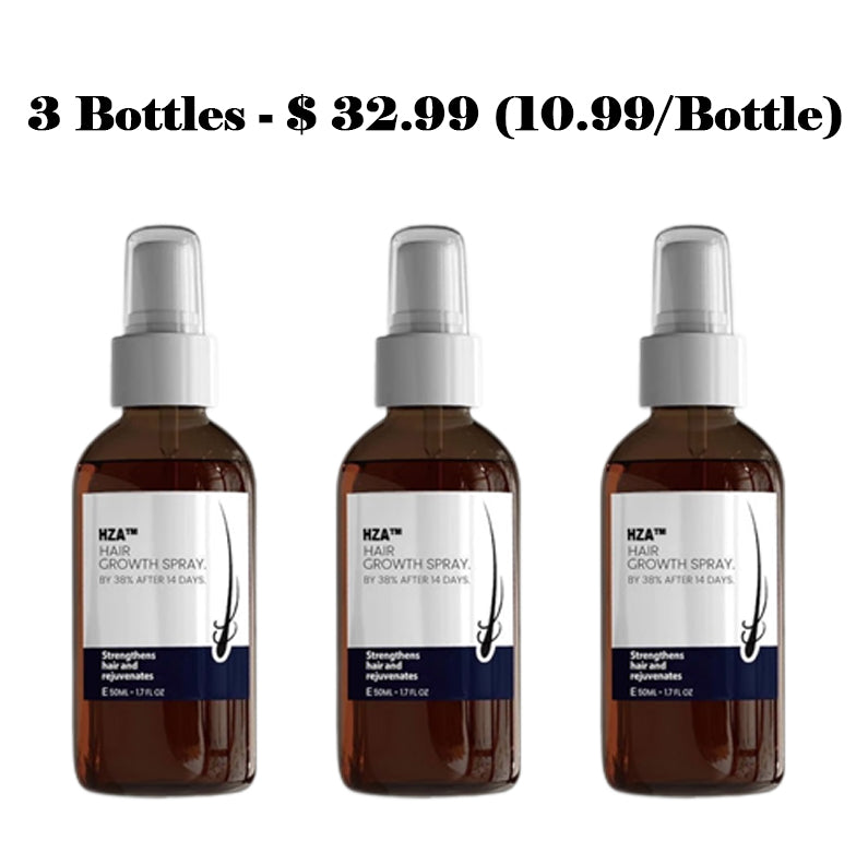 🌿Last day offer – 50% off🌿 HZA™ Hair Growth Spray, pure natural plant extracts without chemical additives