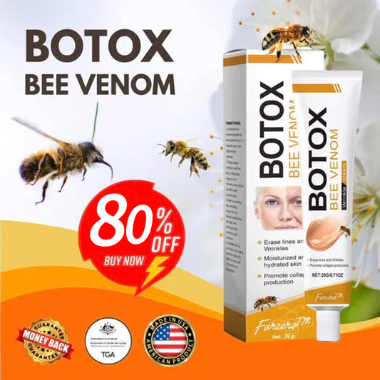 👨‍⚕️ Made and shipped from the USA✅ Botox Bee Venom Wrinkle Cream – Last Day 80% Off