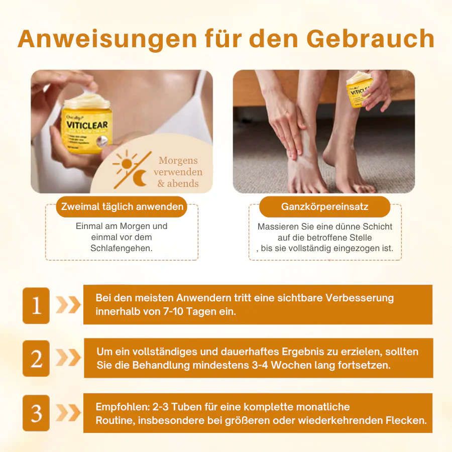 💁🏻‍♀️Oveallgo® VitiClear Pro Cream🌱 – 🔬Effectively reduces Vitiligo by 90% in 3 weeks