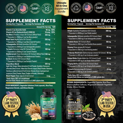 Dynamisches Vitalitätspaket – Zoyava Seemoos Multivitamin- & Power-Kombi