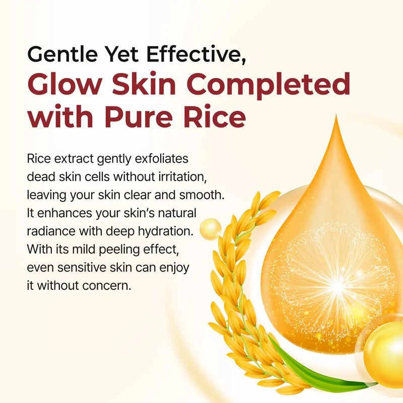 Rice Ampoule Duo (2 Bottles) – Clears Blackheads & Whiteheads, Revives Dull & Dry Skin. Safe for All Skin Types.