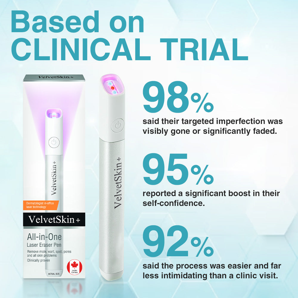 ☂DerMultak® VelvetSkin+Special 🥇All-in-One Laser Eraser Pen🖊️(🛸Powered by CO₂ laser technology – effectively removes moles, warts, skin tags, pigmentation spots, and other skin imperfections)