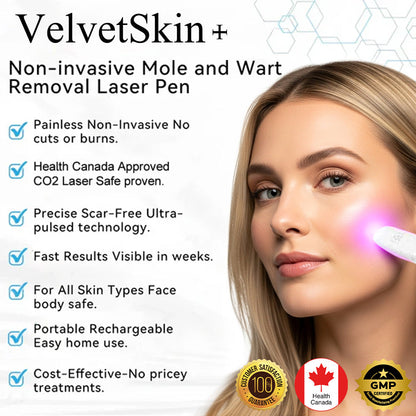 ☂DerMultak® VelvetSkin+Special 🥇All-in-One Laser Eraser Pen🖊️(🛸Powered by CO₂ laser technology – effectively removes moles, warts, skin tags, pigmentation spots, and other skin imperfections)